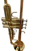 CONSAIR GOLD LAQUER TRUMPET 500LR-OUTFIT WITH ROSE BRASS LEADPIECE