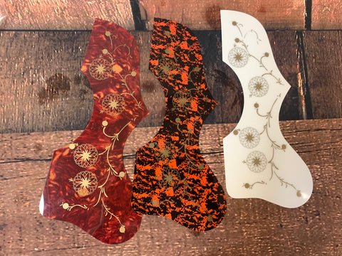 mica 15K-RG Tortoise Red w gold