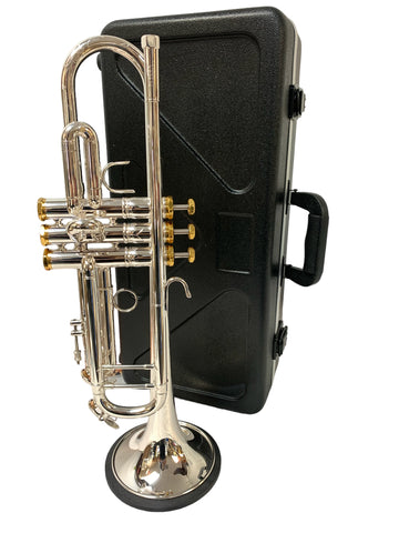 VALKARIE TRUMPET MARIACHI 502SG PRO BIG BELL SILVER ONE PIECE/BIG BELL