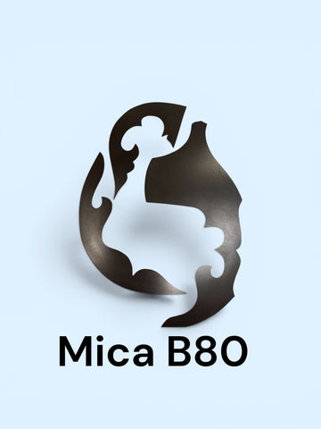 BAJO QUINTO MICA B80-BLK COLOR BLACK CON ADHESIVO