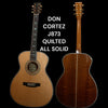 Don Cortez Guitar Antonia deluxe J873 Acoustic Quilted Mahogany All Solid