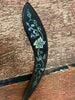 DON CORTEZ  DELUXE  GUITAR ARM REST RJ76 PALO DE ROSA CONCHA DE ABULON