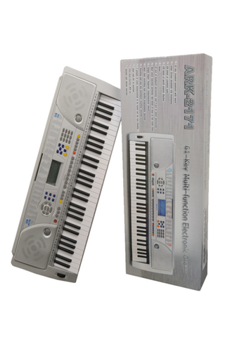 HUNTINGTON KB61-710-SL 61 FULL SIZE KEYS ELECTRIC PIANO KEYBOARD SILVER