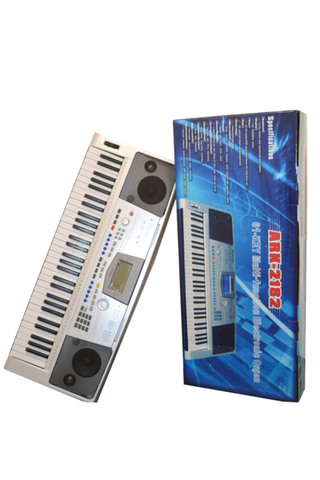 HUNTINGTON KB61-820-SL 61 FULL SIZE KEYS ELECTRIC PIANO KEYBOARD SILVER