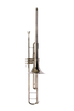 B - U.S.A. WTB-NKV Valve Trombone Nickel TONO DO  KEY OF C