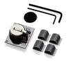 EMG PICKUP SILVER METALLIC , PASTILLA P PARA BAJOS ACUSTICOS BAJO QUINTO BASS