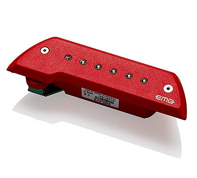 EMG PICKUP RED , PASTILLA EMG ROJA BAJO QUINTO, BAJO SEXTO