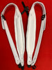 ACCORDION STRAPS NORTEÑO BLACK LEATHER/white