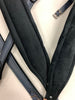 DON CORTEZ Accordion Straps/Correas NORTEÑO 155 BLUE LEATHER  with BLACK XL