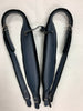 DON CORTEZ Accordion Straps/Correas NORTEÑO 155 BLUE LEATHER  with BLACK XL