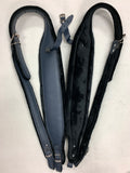 DON CORTEZ Accordion Straps/Correas NORTEÑO 155 BLUE LEATHER  with BLACK XL