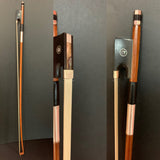 Don CORTEZ VIOLIN BOW -17 PERNAMBUCO WITHDOUBLE PEARL EYE