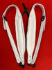 ACCORDION STRAPS NORTEÑO BLACK LEATHER/white
