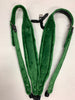 ACCORDION STRAPS NORTEÑO 116 VERDE LIMON  w BLACK LEATHER XL