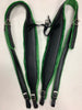 ACCORDION STRAPS NORTEÑO 116 VERDE LIMON  w BLACK LEATHER XL