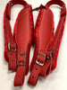 ACCORDION STRAPS NORTEÑO 123  DON CORTEZ RED LEATHER  W RED XL