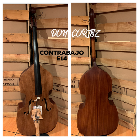 DON CORTEZ 3/4 Contrabajo  tololoche E14 tapa PAROTA HAND