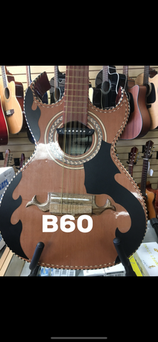 DON CORTEZ MICA B60BK Pick guard 2cut /black with adhesive