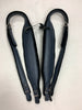 DON CORTEZ Accordion Straps/Correas NORTEÑO 155 BLUE LEATHER  with BLACK XL