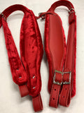 ACCORDION STRAPS NORTEÑO 123  DON CORTEZ RED LEATHER  W RED XL