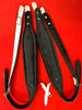 ACCORDION STRAPS NORTEÑO 151 WHITE LEATHER  WITH BLACK XL