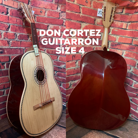 DON CORTEZ GUITARRON COMPADRE V33 SIZE 4 ROJO VINO TAG 212