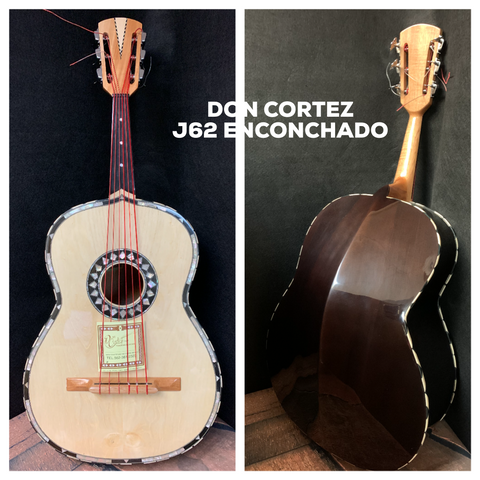 GUITARRON  DON CORTEZ COMPADRE JB62 ENCONCHADO PROFECIONAL TAG 50