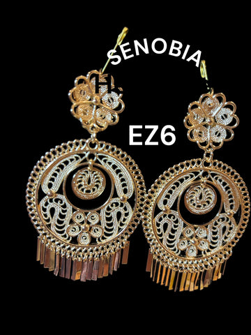 DON CORTEZ ARETES FILIGRANA ZENOBIA EZ6 EARING LARGE MEXICAN LARGE