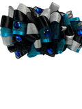 Mariachi Hair Bow Moño Ribbon OLG52-BKB9 Blue