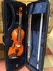 DON CORTEZ VIOLIN DC100 MAPLE 4/4 WITH OVAL CASE AND BOW,ROSIN