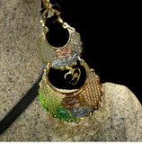 MEXICAN EARRINGS ARETES CR21 shapeado de oro