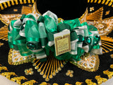 Mariachi Hair Bow OLG52-GS15 Don cortez Large bow green