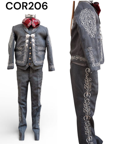 DON CORTEZ TRAJE MARIACHI COR206 Any Color & size Pant or Skirt