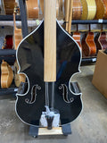 4/4 Don Cortez Elías tololoche upright bass with mild sparkles in paint
