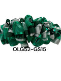 Mariachi Hair Bow OLG52-GS15 Don cortez Large bow green