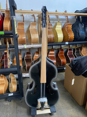 3/4 black/silver burst Tololoche Don Cortez upright bass negro/plata