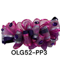 Mariachi Hair Bow Moño Ribbon OLG52-PP3 Pink