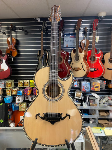 Pasaye Nogal Bajo Quinto with hard case and EMG pickup
