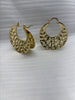 Mariachi ARETES EARRINGS CR20 shapeado de oro