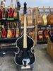 Don Cortez Elias model, 3/4 violin style body black with white trim