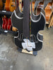 Black with white Batman style 3/4 Don Cortez tololoche upright bass