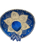 Mariachi JR. Gabán, sombrero, moño Azul GALLOS