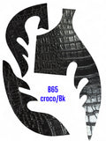 GUITAR BAJO QUINTO MICAS 3D  B65CBK CROCODILO NEGRO MATTE ADHESIVE