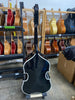 Don Cortez Elias model, 3/4 violin style body black with white trim