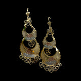 MEXICAN EARRINGS ARETES CR21 shapeado de oro