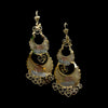 MEXICAN EARRINGS ARETES CR21 shapeado de oro