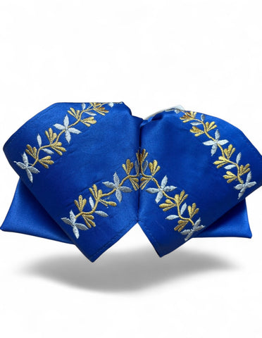 Mariachi Moño BW35 BL Azul ,ORO y Plata