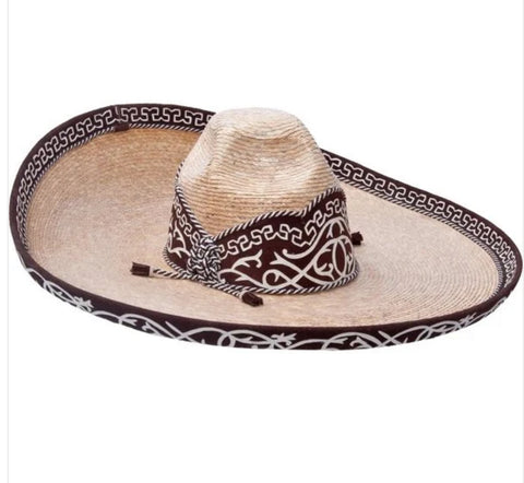Sombrero SMA85 Charro Paja y Fieltro Galoneado