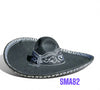 Sombrero Mariachi SMA82 NEGRO PLATA FIELTRO GALONEADO