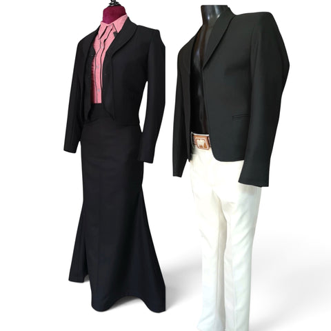 DON CORTEZ MARIACHI TRAJE COR213 for men or woman 3 pc PLAIN ANY COLOR